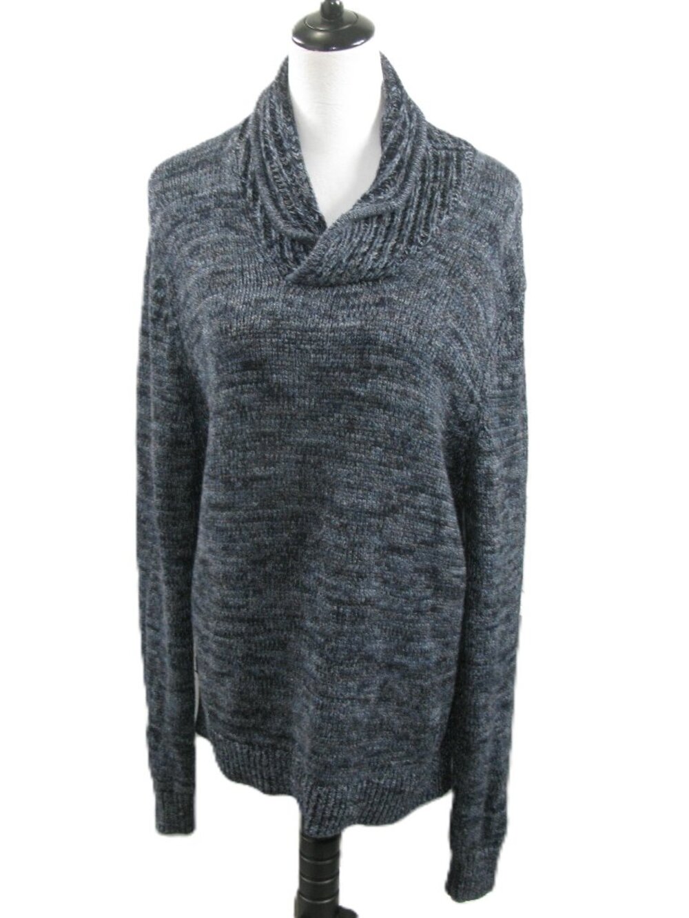 Express Navy Blue 100% Cotton Tunic Sweater Size XL